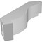 Ekena Millwork 3-in. W x 12-in. D x 12-in. H Copenhagen Architectural Grade PVC Knee Brace BRCP03X12X12CHG - alternate 2